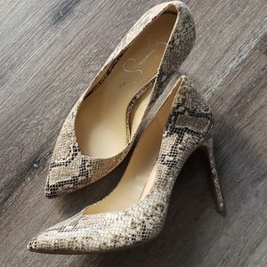 Snakeskin Jessica Simpson Pumps